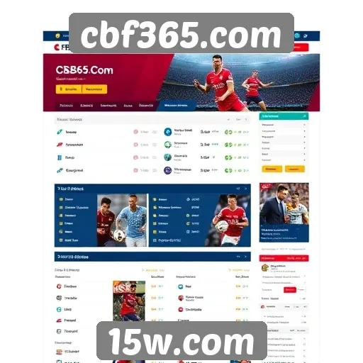 Interface do cbf365.com é intuitiva e atraente