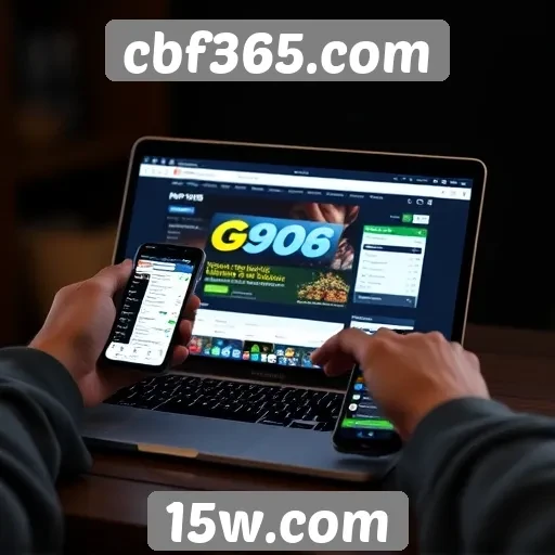 Experiência do usuário no cbf365 em diferentes dispositivos